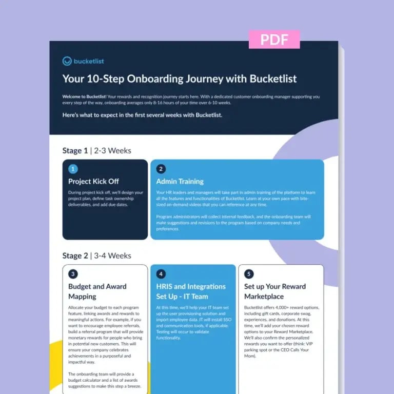 10-Step Bucketlist Rewards Onboarding Guide